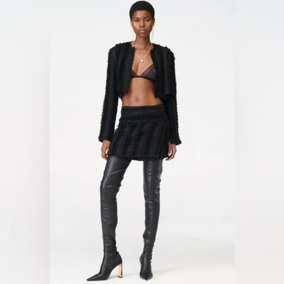 ZARA OVER-THE-KNEE HEELED BOOTS LIMITED EDITION - Picture 2 of 16